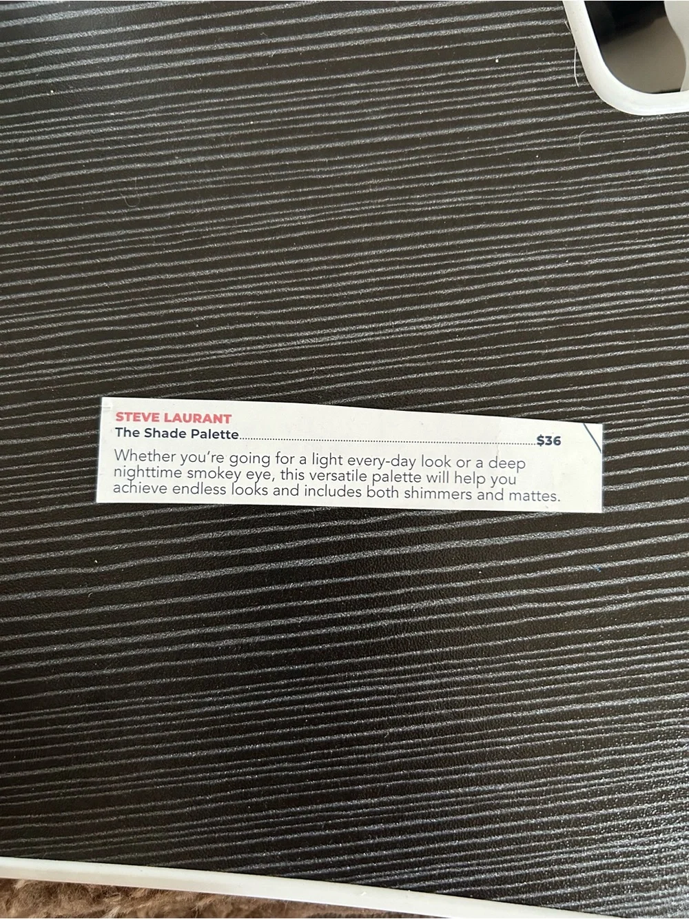 Steve Laurant eyeshadow